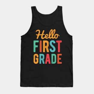 Hello First Grade Tank Top